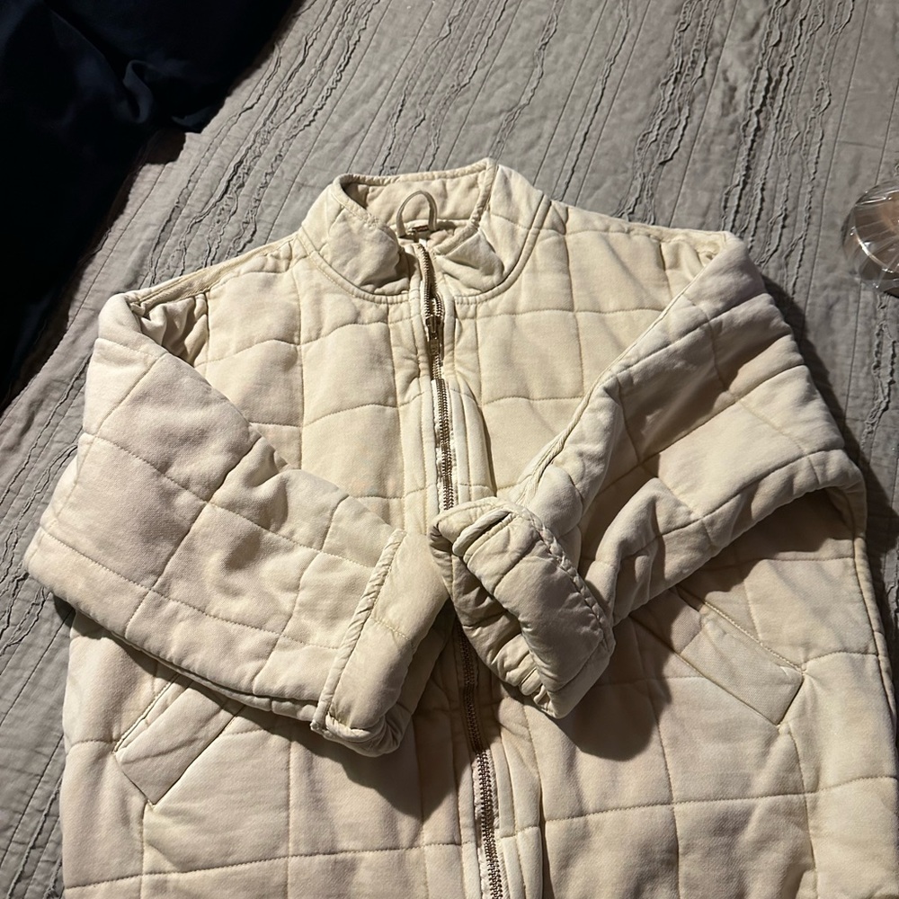 Free People Dolman Quilted Knit Jacket
